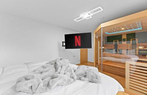 SeePanorama-Deluxe-Sauna-Massage-Garten-Tranpolin-Tischkicker-Tropical-BBQ-Parken - Foto 36