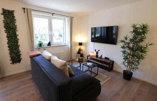 Cozy Jungle Magdeburg - Modernes Apartment mit eigenem Parkplatz - Foto 3