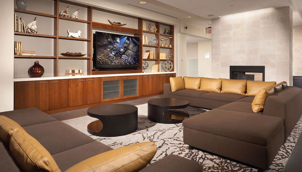 Coin salon dans le hall