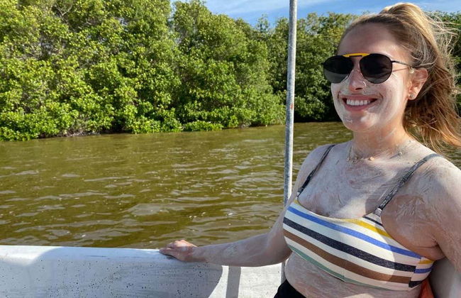 Baño de barro en los manglares de Río Lagartos - Foto 8