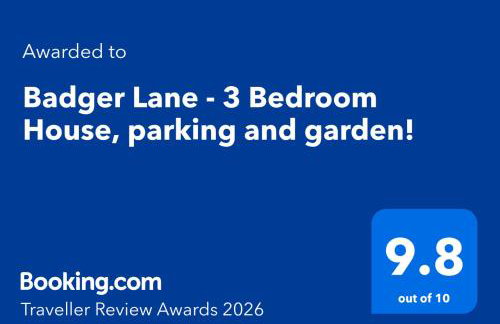 Badger Lane - 3 Bedroom House, parking and garden! - Foto 2