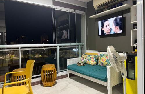 Apartamento completo com 3 SUÍTES - Piscina, Academia, Varanda Gourmet com uma vista privilegiada - Hospedagem à altura da COP30 - Foto 18