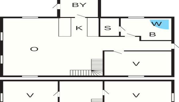 5 Star Holiday Home in Blavand - Foto 3, Plano