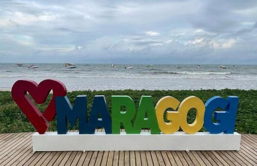 Casa à beira mar de Maragogi com 4 quartos, 4 banheiros e Área Verde - Foto 79