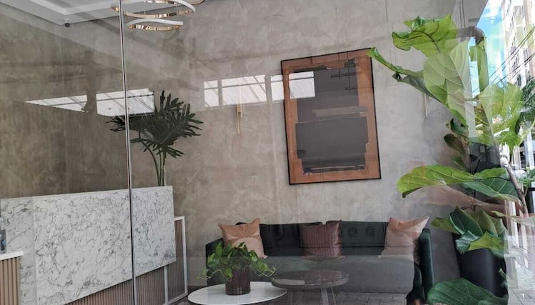 Zona de estar del vestíbulo