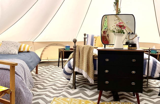 Tregantle Farm Eco Glampsite Super Safari Cabin - Foto 25