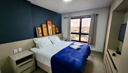 Estúdio com Quarto Privativo, TV e Cama Super King - Foto 3