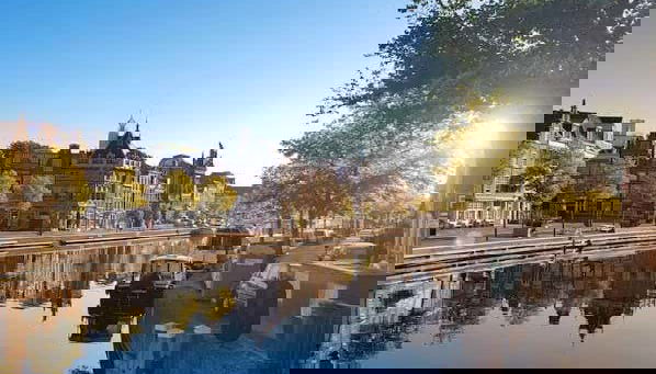 Uno dei canali di Haarlem