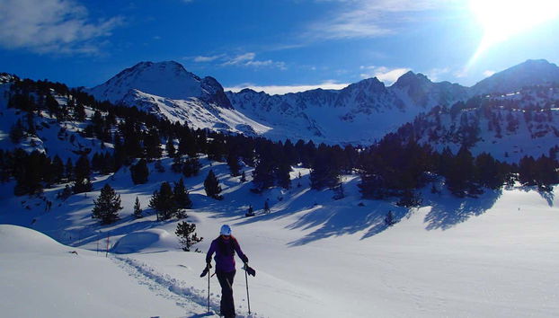 Paesaggi innevati dei Pirenei
