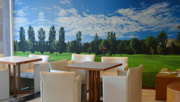 Coin salon dans le hall