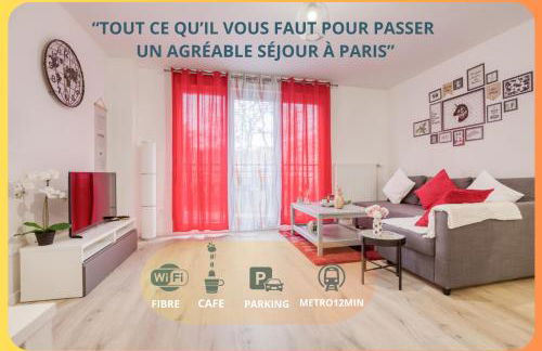 Luxueux Paris - Bagnolet - Les Lilas-Parking Gratuit - Foto 1