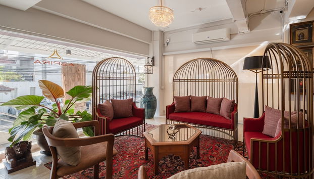 Zona de estar del vestíbulo