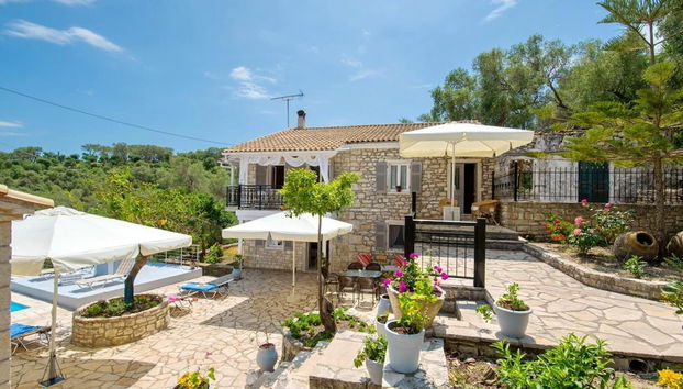 Angelina Villa - Four Bedroom Traditional Paxos Villa - Foto 5, Habitación