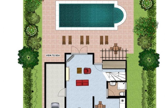 Villa Marina Large Private Pool Walk to Beach Sea Views A C Wifi Car Not Required - 2300 - Foto 24