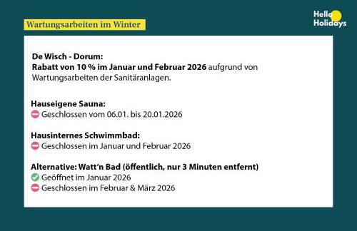 De Wisch - Frisch renovierte Wohnung direkt am Deich - Foto 12