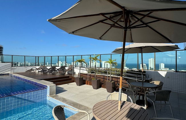 Flat no Beach Class Santa Maria - Foto 15