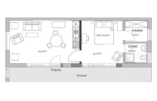 Ferienwohnung Peterberg 22, 45qm - Foto 23