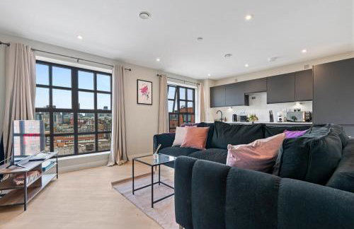 #45 2 bed Lux Fountain Lofts Digbeth - Near Blakesley Hall Museum - Sleeps 5 - "Perfect for Contractors and Families " - Foto 30