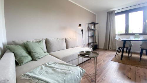 Apartment mit Rheinblick, Messe, Balkon, Küche, Parkplatz - Foto 3