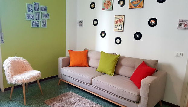 Zona de estar del vestíbulo