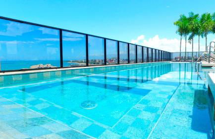 Time Apto 410 Quarto Sala Luxo Conforto na Praia Ponta Verde - Foto 4