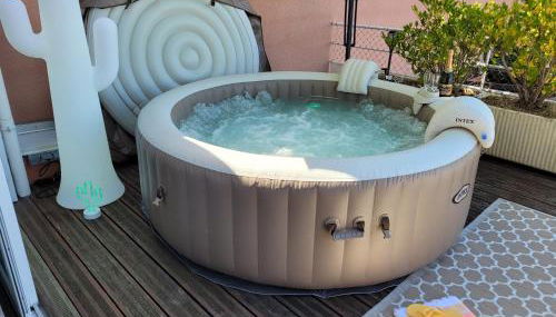 La terrasse, jacuzzi et vue mer Plage à 200m - Foto 3