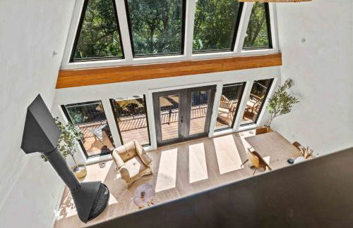 Aframe River Retreat, Sauna, Hot Tub, Workspace, New Build! - Foto 19