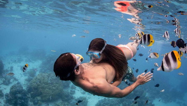 Snorkelling in Blue Lagoon