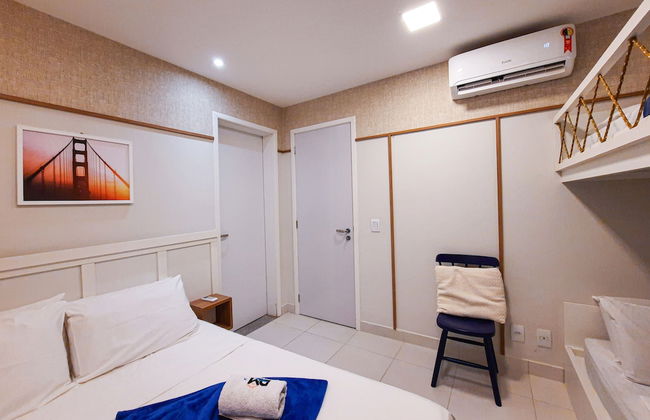 VG Sun Pé na Areia Luxuoso Térreo Gourmet 8 pessoas By DM Apartments - Foto 3