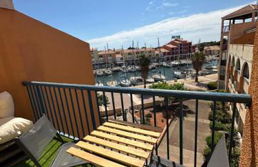 Appartement Port Leucate Vue Mer, Climatisation, Parking Privé, Linge et Serviettes en Option - Foto 25