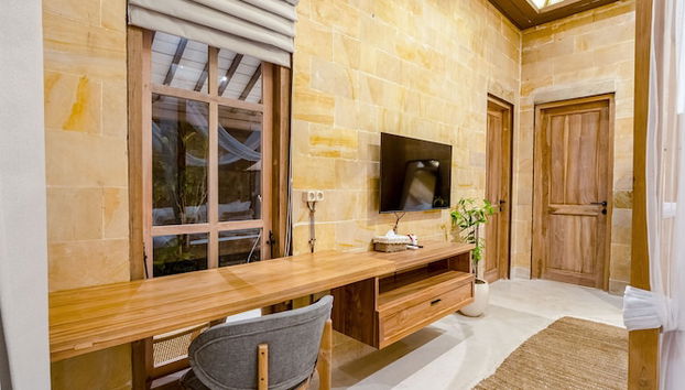 Nyaman Villas by EVDEkimi - Romantic escape among rice fields with Pool, Terrace - Foto 5, Habitación