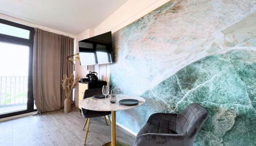 NEW I GREAT CITY VIEW I 32 FLOOR I BOXSPRINGBED and NETFLIX - Foto 3