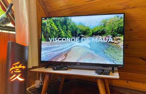 Chalé 1 Alto na Montanha, com lareira e wi-fi - Foto 29