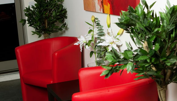 Sitzecke in der Lobby