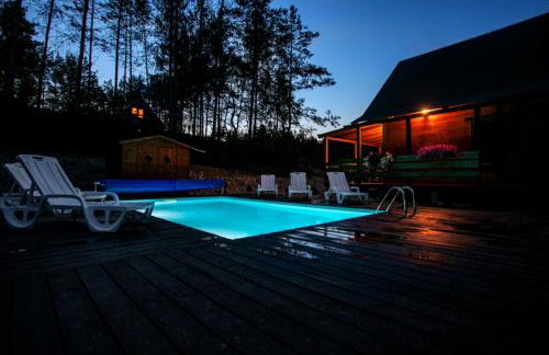 Domek całoroczny SÓWKA na Kaszubach z banią i sauną na wyłączność, wspólny basen i bilard z domkiem Jeleniówka - Ostrowite Leśna Dolina - Foto 36