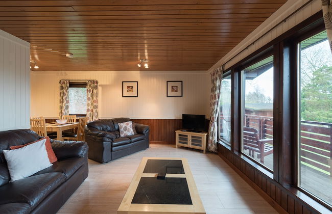 Conifer Lodge 25 With Hot Tub, Newton Stewart - Foto 9