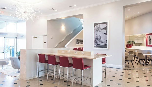 Zona de estar del vestíbulo