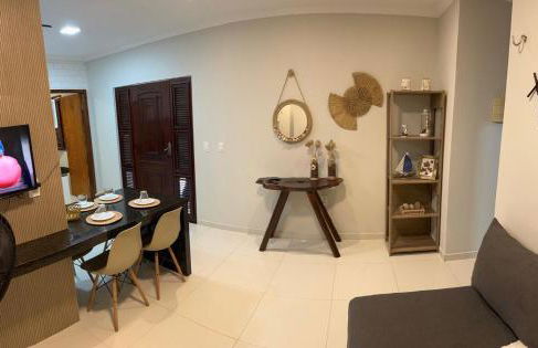 Studio pé na areia com 2 quartos, sala e cozinha - Foto 9