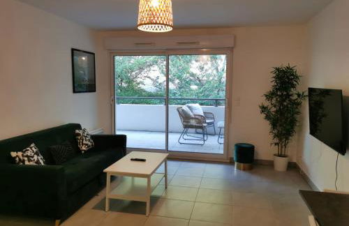 Magnifique T3 pour 8 personnes à Montpellier, WIFI, PARKING - Foto 1