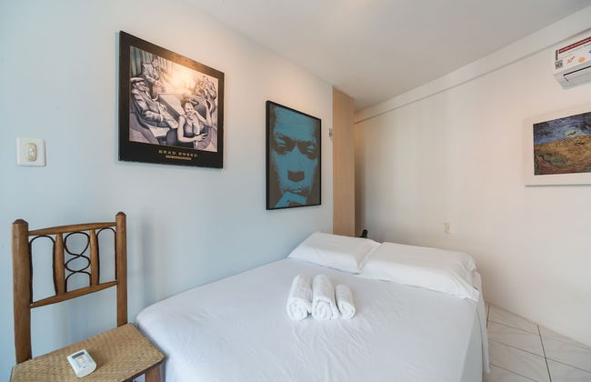 Ótimo Flat Bairro da Jaqueira Recife até 3 pessoas O Coração Verde da Cidade PBO902 - Foto 3