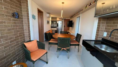 Apto completo em Cabedelo, proximo a João Pessoa com 2 quartos, cozinha completa e ar condicionado e varanda Gourmet - Foto 2