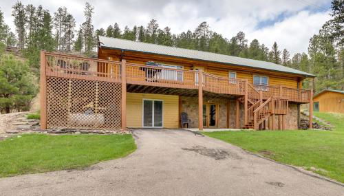 Hill City Log Cabin Along Newton Creek! - Foto 2