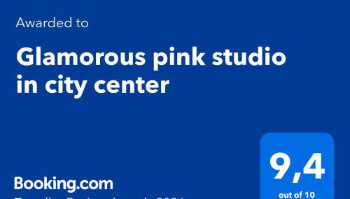 Glamorous pink studio in city center - Foto 3
