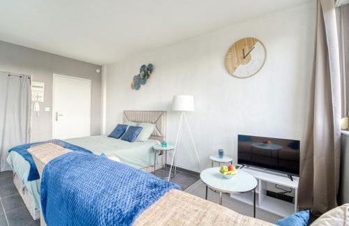 Mon Rez-de-Chaussée Ville Parking Privé Un-Séjour-à-Part - Foto 6