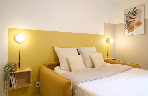 Studio rénové, 5mn plage, terrasse, clim, vélos - Foto 12