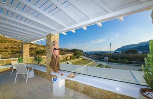 Villa "Kalli" with private pool - beachfront - Kalo Livadi - Foto 47