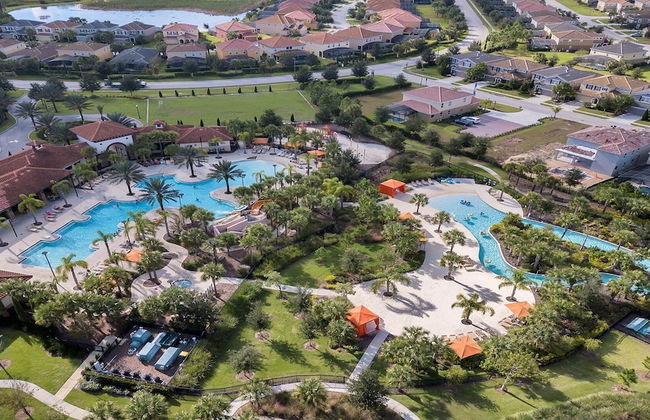 Solterra Resort Davenport FL Clubhouse Area - 7 Bedroom 6 Bath Home with Private Pool Spa - Lazy River 20 min from Disney - Foto 38