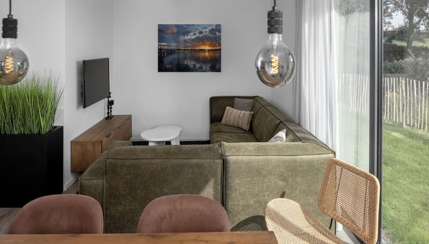 Villa by Lake Veere With Sauna and Terrace - Foto 4, Sala de estar