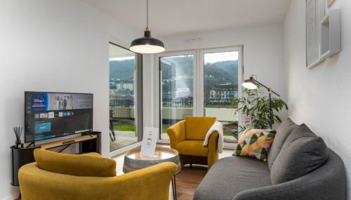 Vivamosel: Appartement mit Mosel & Burgblick - Balkon - Parken - Aufzug - Fahrradraum - Foto 3