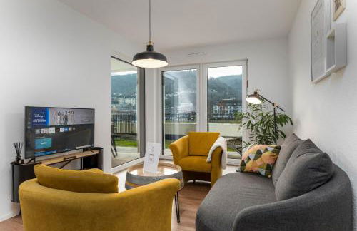 Vivamosel: Appartement mit Mosel & Burgblick - Balkon - Parken - Aufzug - Fahrradraum - Foto 3